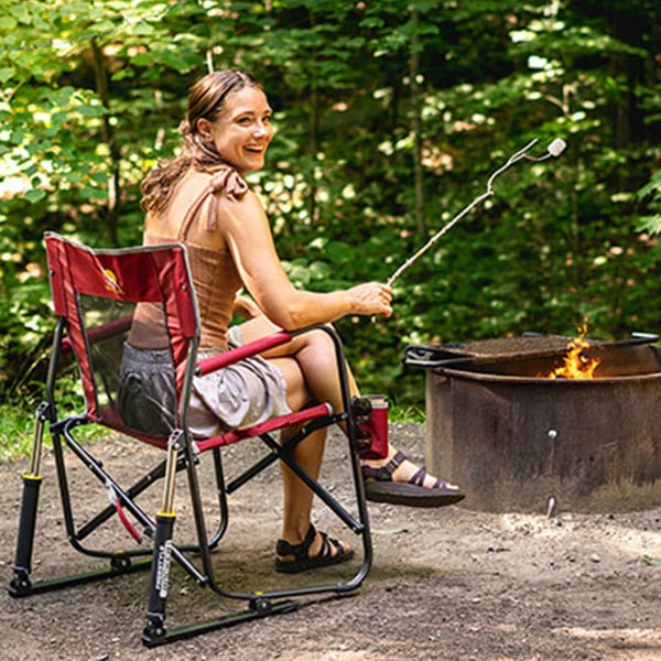 🎉Mother's Day Special Offer💝Buy 2 get 2 free💥GCI Outdoor Pack Away Portable Rocking Chair✅350-lb Weight Capacity